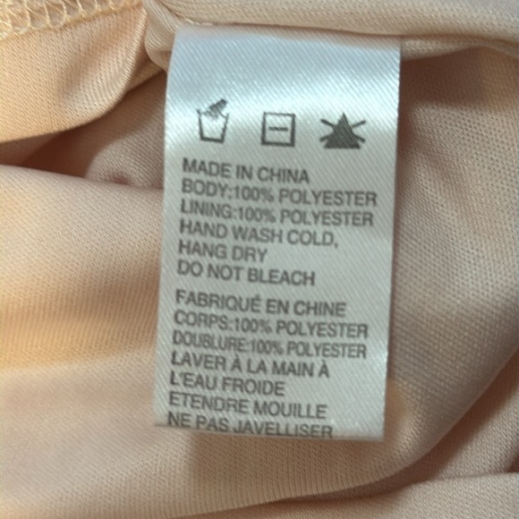 Paper Crane Pastel Pink Floral Smocked Halter Spaghetti Strap Mini Dress Sz M - Picture 8 of 8